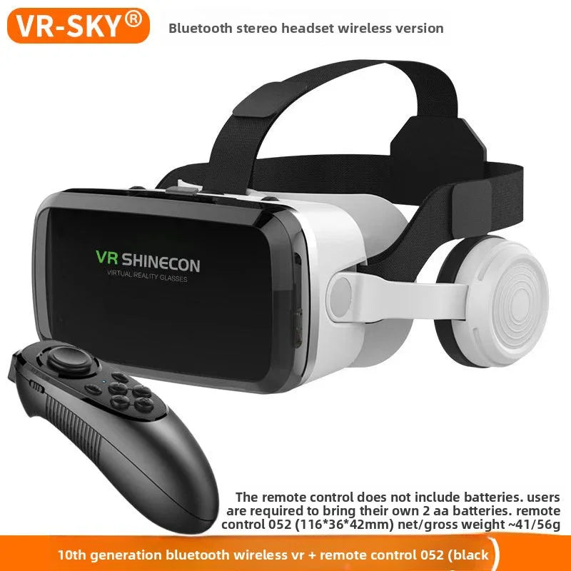 Wireless Bluetooth VR Headset G04BS - 3D Virtual Reality Game Helmet - ZeeTec Store