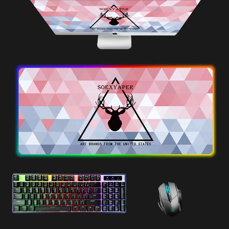 RGB Gaming Mouse Pad with LED Lighting for Enhanced Gameplay - ZeeTec Store
