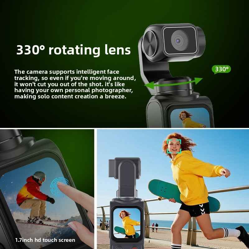 Handheld 4K Sports Camera with Gimbal
