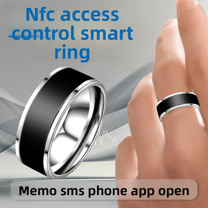NFC Smart Ring Solar Charging Lightweight