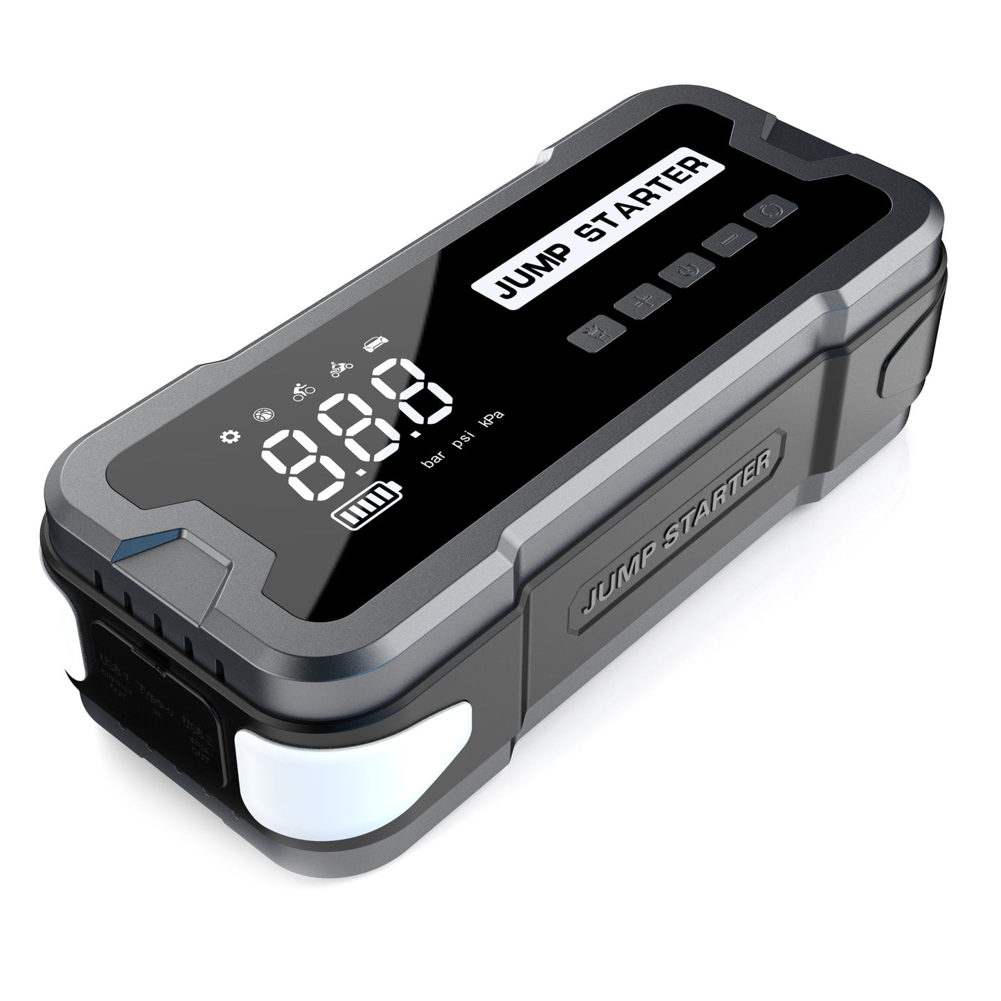 Car Emergency Starting Power Supply  Style Large-Capacity Car Air Pump Starts in One Second and Can Be Silk-Screened