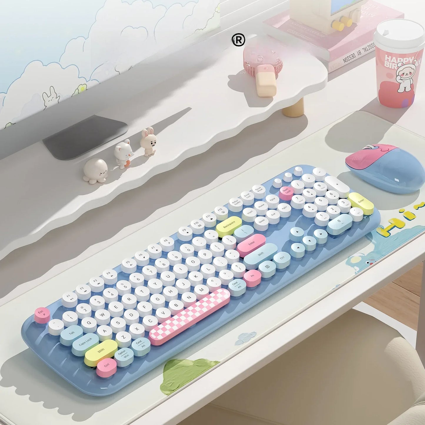 Mofii Zero Wireless Keyboard Mouse Set for Ultimate Comfort and Convenience - ZeeTec Store