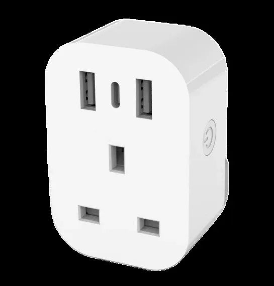 Smart WiFi Socket - Remote Control with Tuya App, Dual Charging Ports, Multi-Region Compatibility - ZeeTec Store