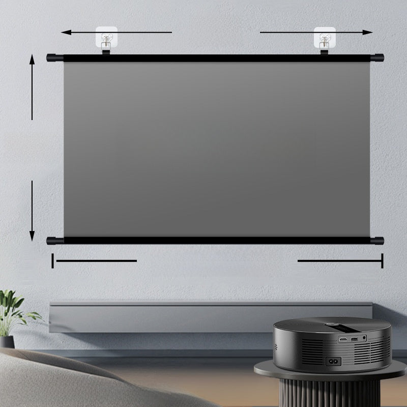 Projector Screen No Drill Universal Compatible