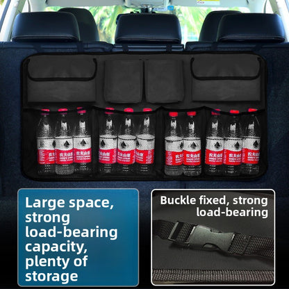 Car rear seat storage bag