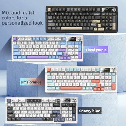 Mechanical Keyboard Triple-mode 98-Key Layout for Ultimate Typing Experience