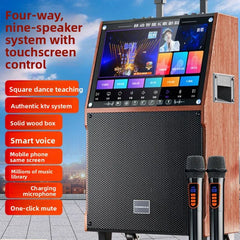 All-in-One Integrated Karaoke Microphone Speaker System - Portable with Long Lasting Battery and 200W Power