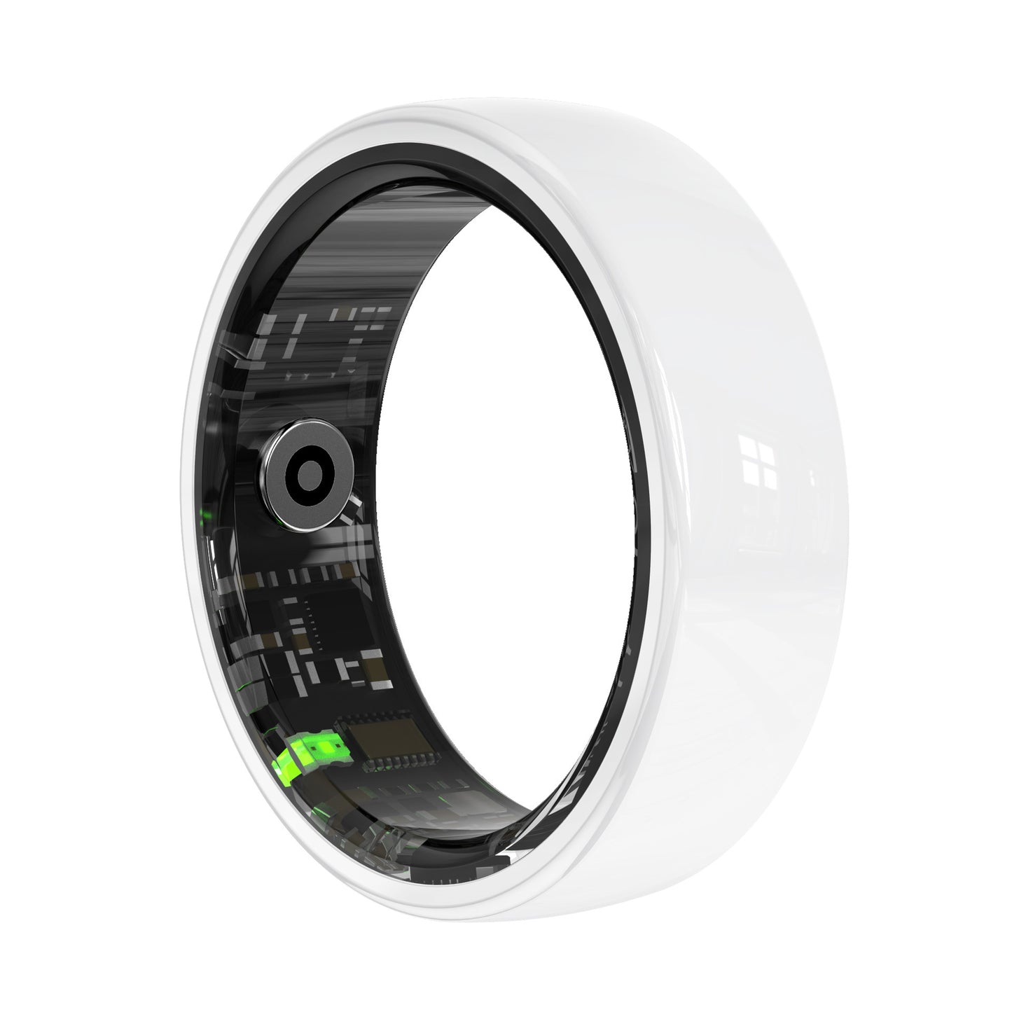 Smart Health Monitoring Ceramic Ring Lightweight Gesture Control