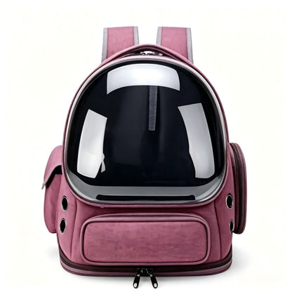 Transparent Pet Travel Backpack Breathable Comfort Lightweight