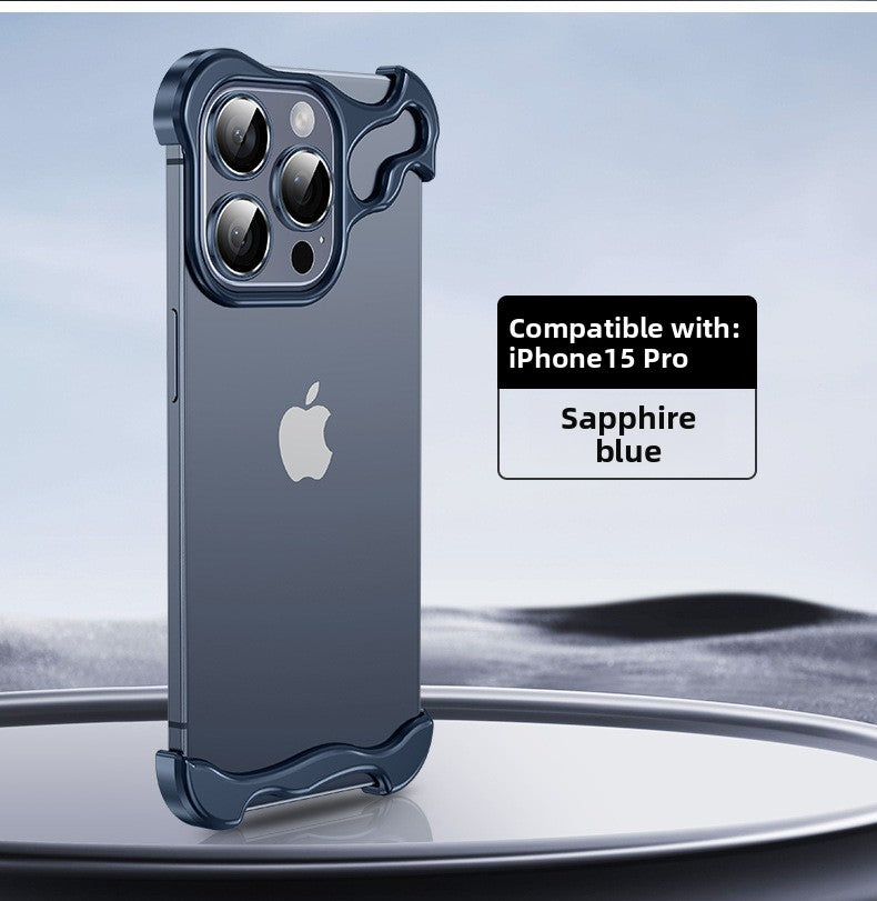 Metal Frameless Phone Case with HD Lens Protection