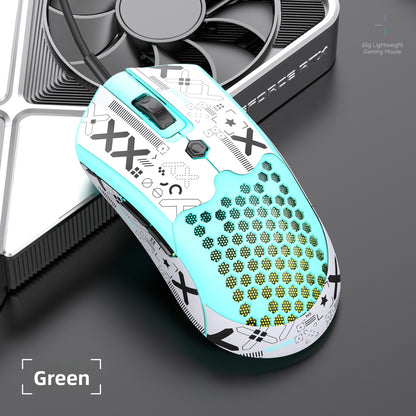 Free Wolf M5 Lightweight Wired RGB Gaming Mouse