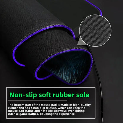 Colorful LED Mouse Pad for Enhanced Gaming Experience - Super Large Luminous Design - ZeeTec Store