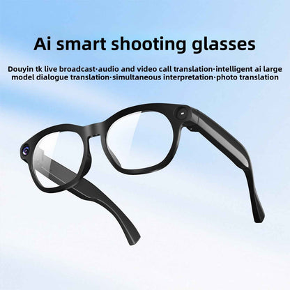 AI Smart Glasses with Camera and Bluetooth