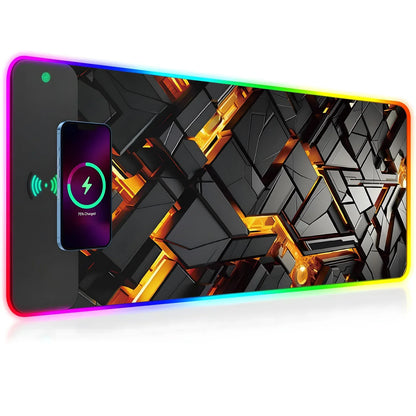 Wireless Charging Mouse Pad with Illumination - ZeeTec Store