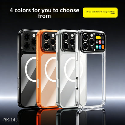 Transparent Magnetic iPhone Case with screen customizable