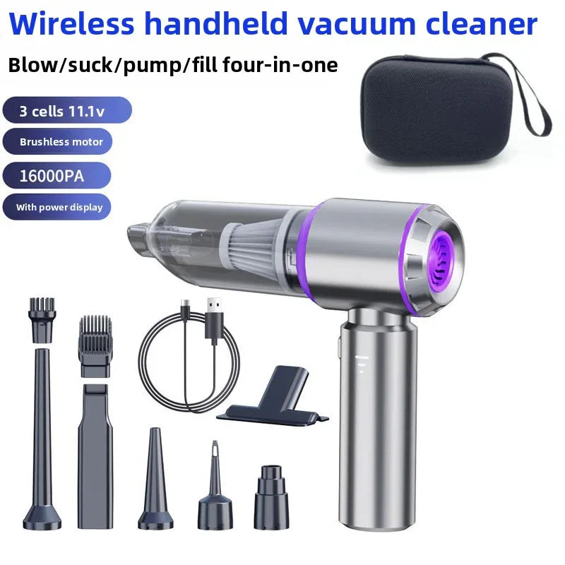 Wireless Car Vacuum Cleaner and Blower for Effortless Cleaning - ZeeTec Store
