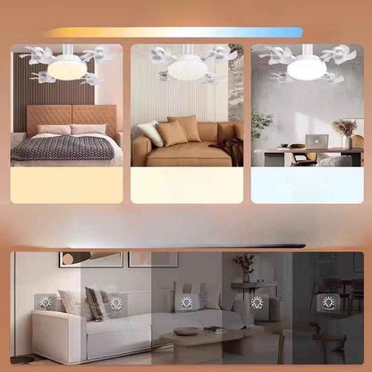Smart Remote Control Ceiling Fan Light