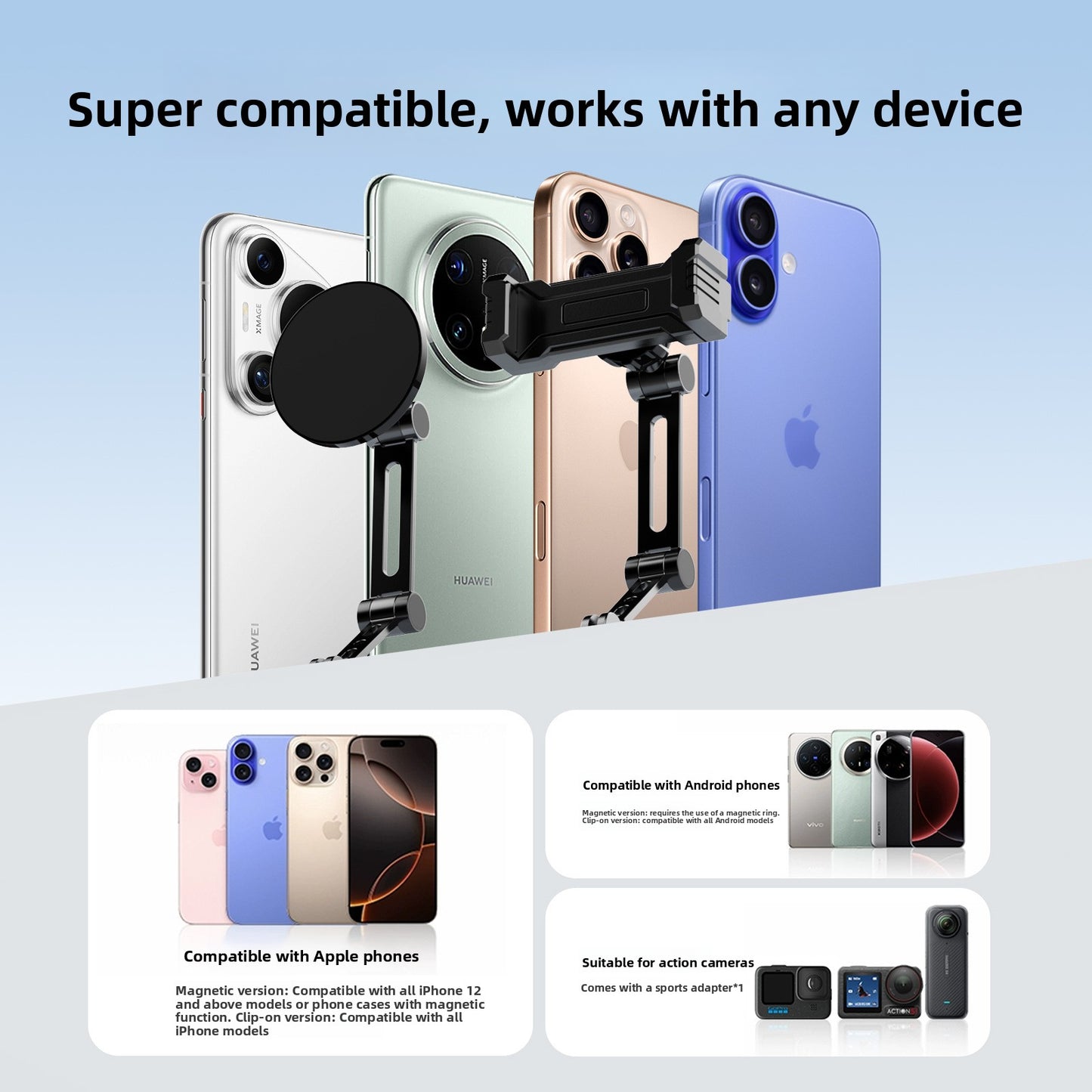 Magnetic Neck-Hanging Phone Holder