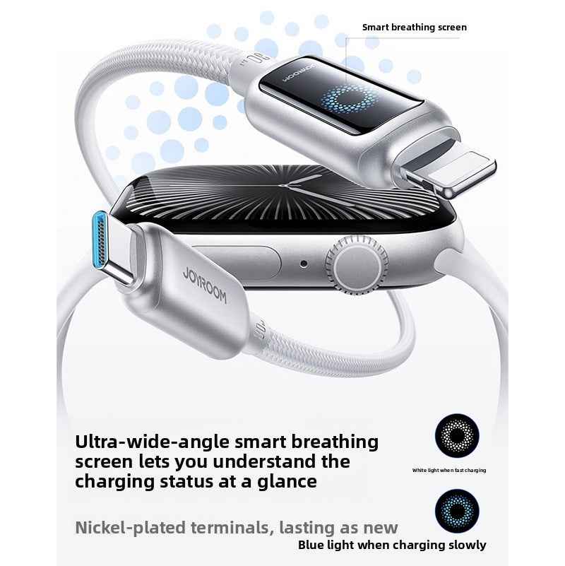 Smart Power-Off Fast Charging Cable with Indicator Light