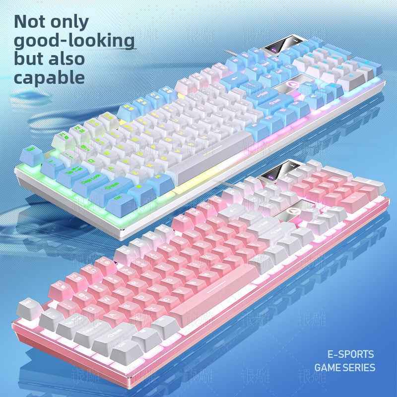 Silver Carving K500 Wired Gaming Keyboard