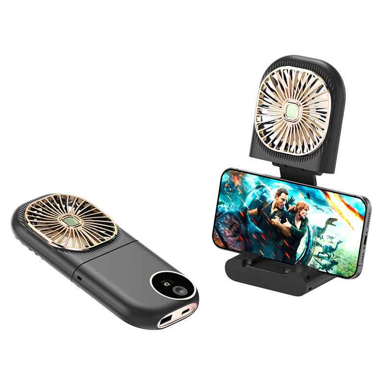 Foldable USB Handheld Fan with Power Bank Function