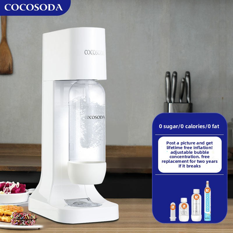 Cocosoda Sparkling Water Maker with Adjustable Carbonation