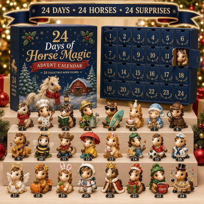 24 Days Christmas Magic Advent Calendar with Animal Blind Boxes