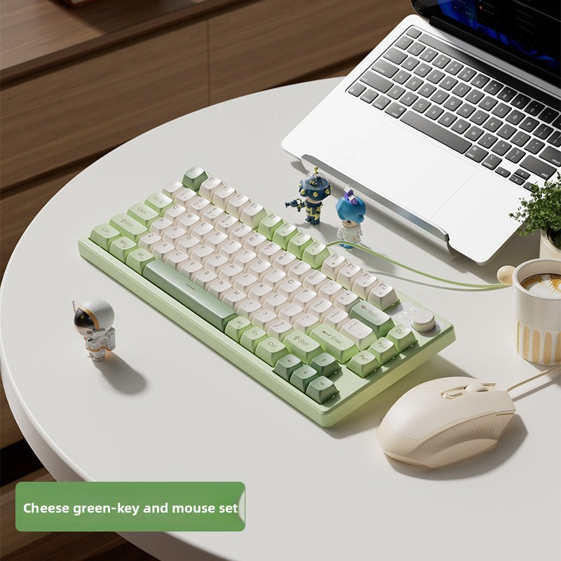 Mengzu Mechanical Feel Silent Keyboard and Mouse