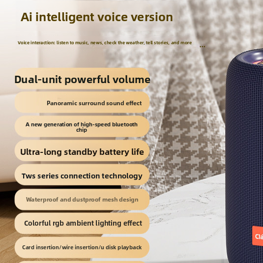 Bluetooth speaker 80W Smart Features High-Quality Sound