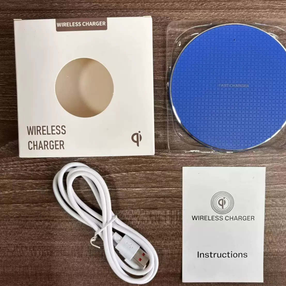 Mesh K8 Aluminum Alloy Wireless Charger Fast Charging Pad