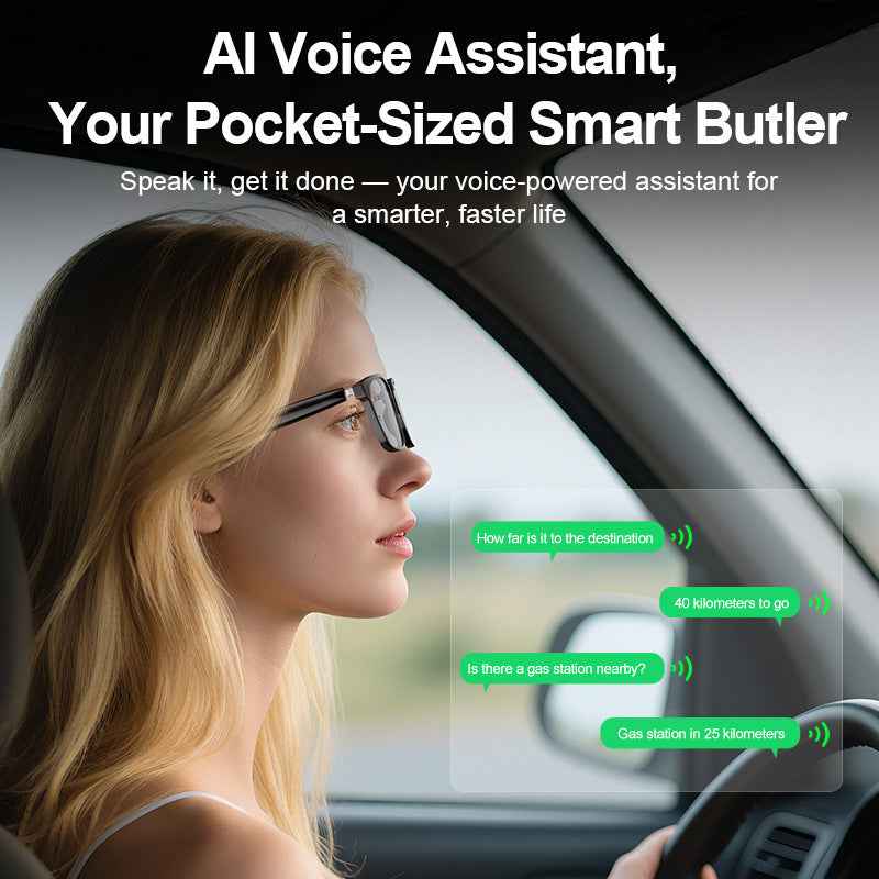 Smart Glasses Photochromic Translation AI Calls