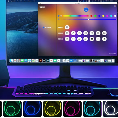 RGB Computer desktop lighting strip