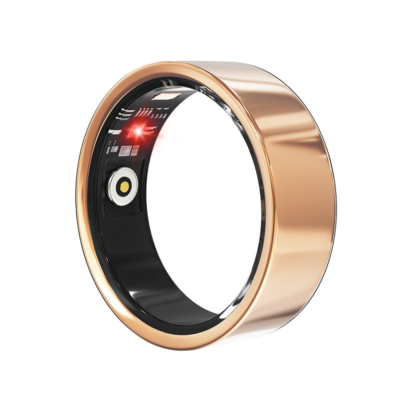 Slim Design Smart Ring with charging box,Tracks:Heart Rate|Blood Oxygen|Sleep Monitoring|Step Counting,Free app (No Subscription)
