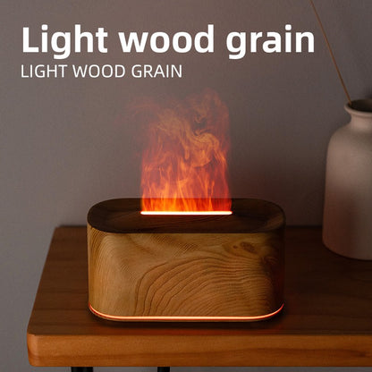 Ultrasonic Aromatherapy Humidifier with Flame Effect