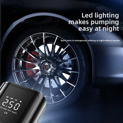 Car-Mounted Air Pump for Effortless Tire Inflation - ZeeTec Store
