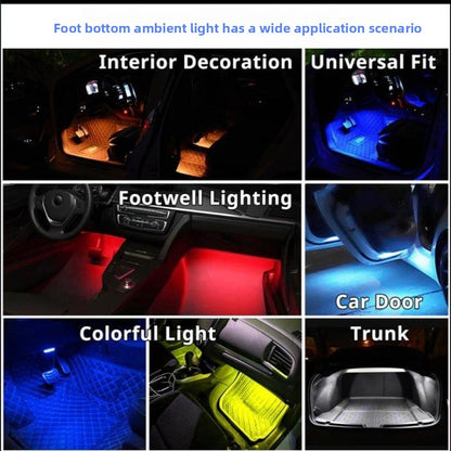 Car Foot Ambient Multicolor Light Universal Fit