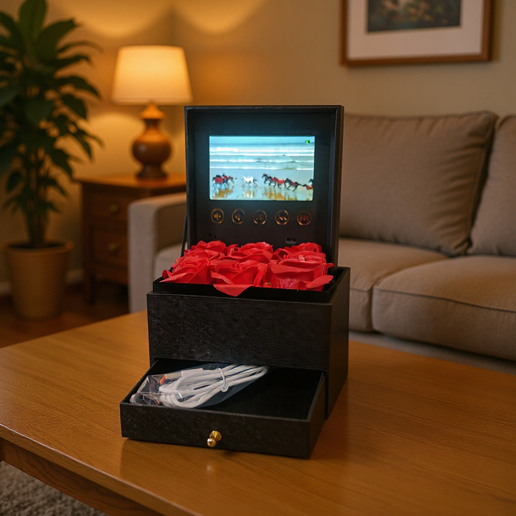 Dual Size Digital Photo Frame with Video Playback