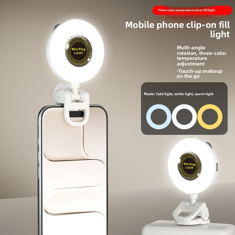 Magnetic Phone Fill Light with Adjustable Color Temperature