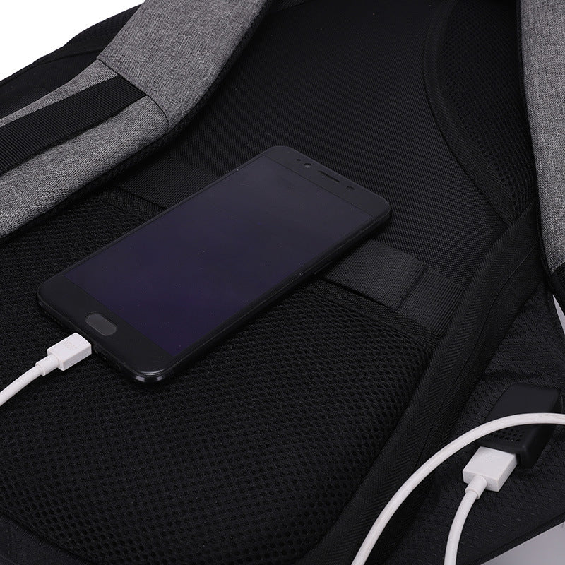 USB charger backpack with safety night Reflective strips