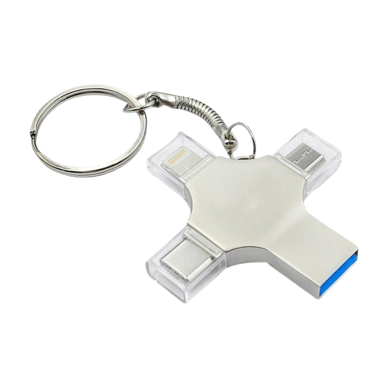 Multi-Interface USB Flash Drive for Mobile Devices and phones