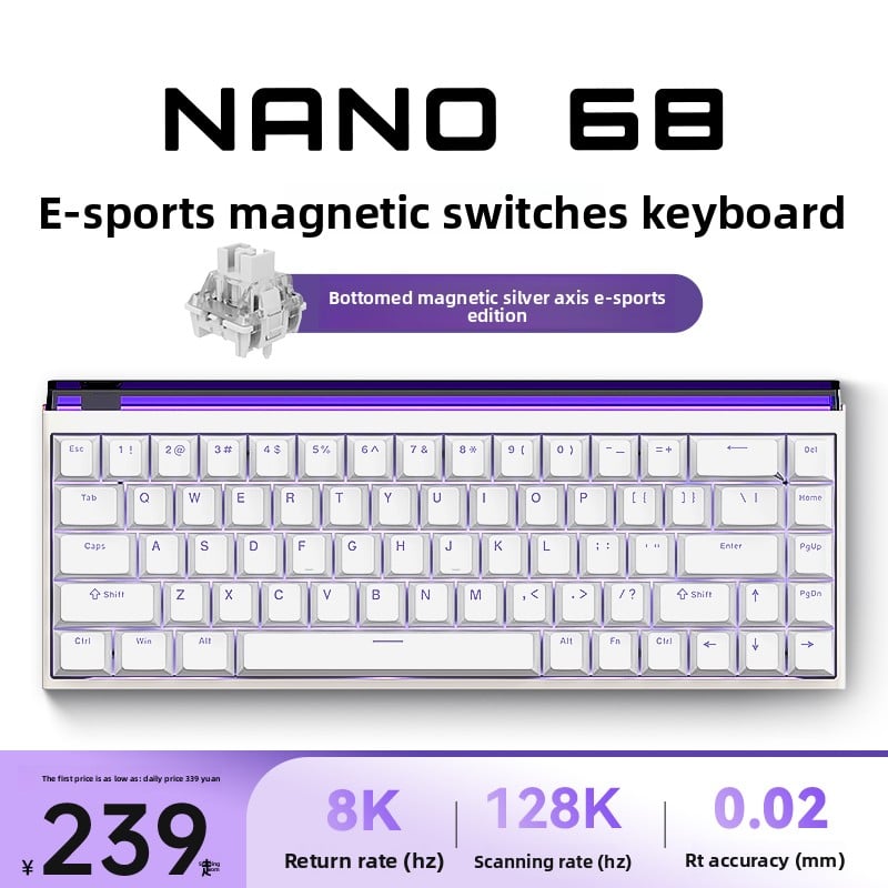 Madlions magnetic switch gaming keyboard 8k