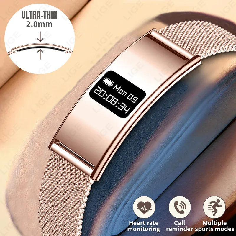 Smart Wristband Heart Rate Tracker with TFT Display - Tracks Heart Rate, Sleep, Steps, Blood Pressure & Smart Alerts - ZeeTec Store