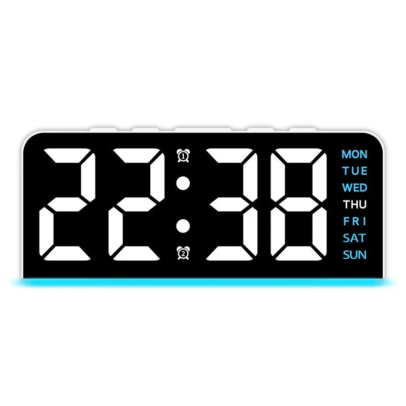 LED Digital Alarm Clock with Date Display - Stylish and Functional Timekeeping - ZeeTec Store