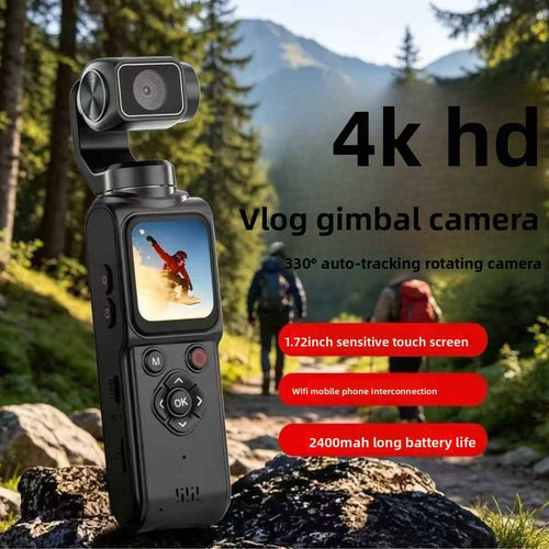 Handheld 4K Sports Camera with Gimbal
