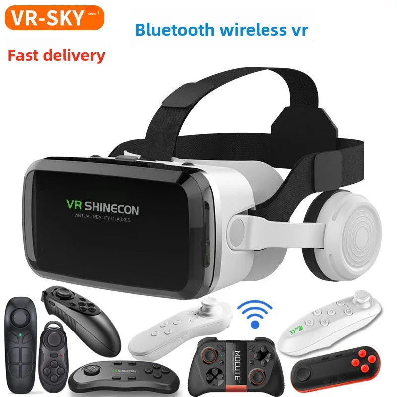Wireless Bluetooth VR Headset G04BS - 3D Virtual Reality Game Helmet - ZeeTec Store
