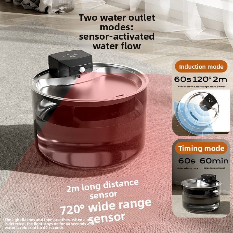 Automatic Pet Water Dispenser with Wireless Sensor