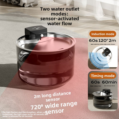 Automatic Pet Water Dispenser with Wireless Sensor