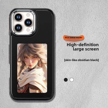 E-ink Screen Phone Case with Selfie Projector