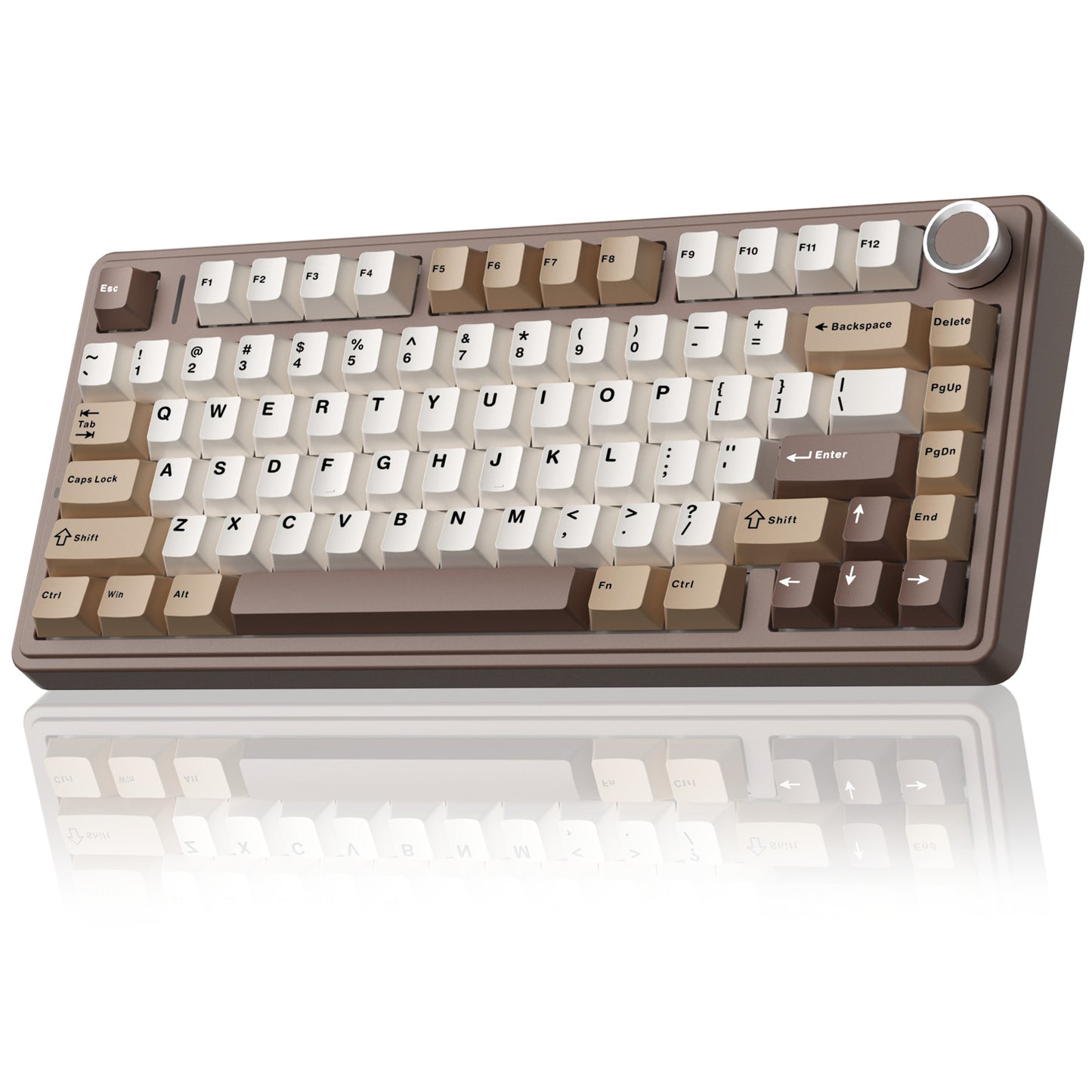 Aula F75 Custom Mechanical Keyboard Gasket Structure Hot-Swappable RGB Backlight