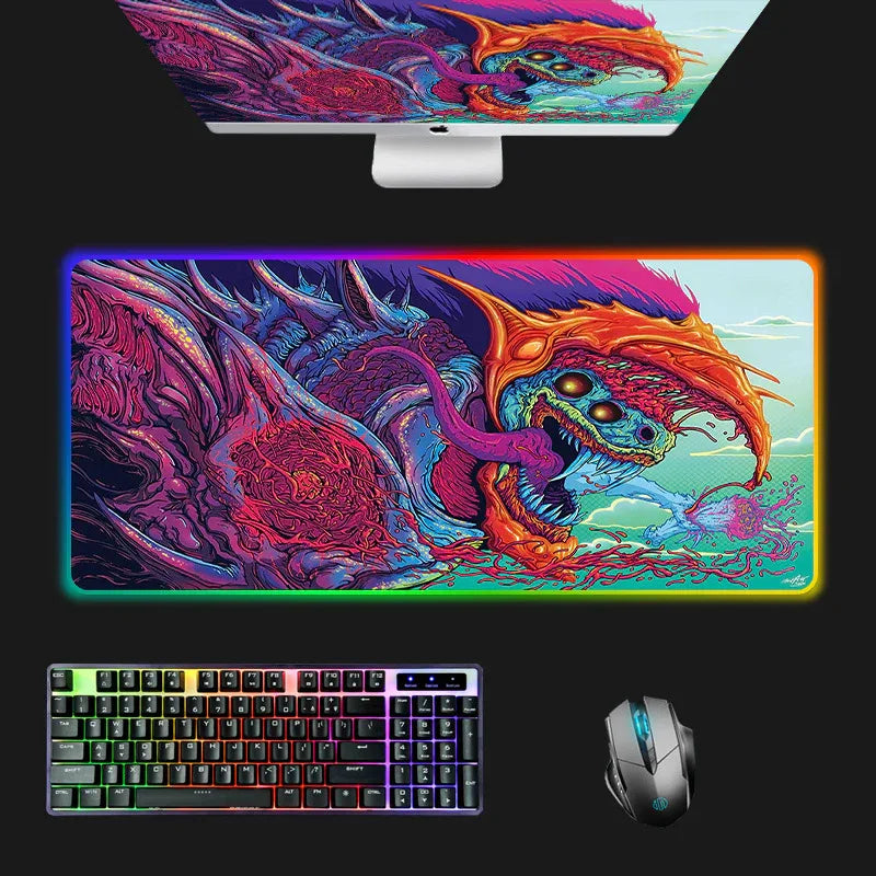 RGB Gaming Mouse Pad with LED Lighting for Enhanced Gameplay - ZeeTec Store